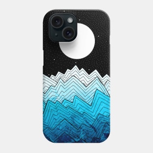 A rough winter's sea Phone Case