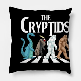Mysterious Crosswalk: The Cryptid Parade Pillow