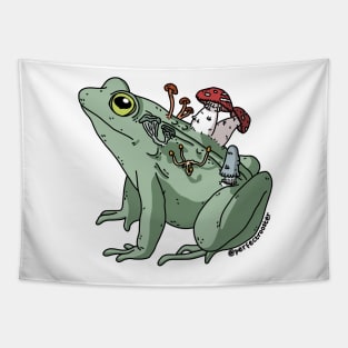 Funghi Frog Tapestry