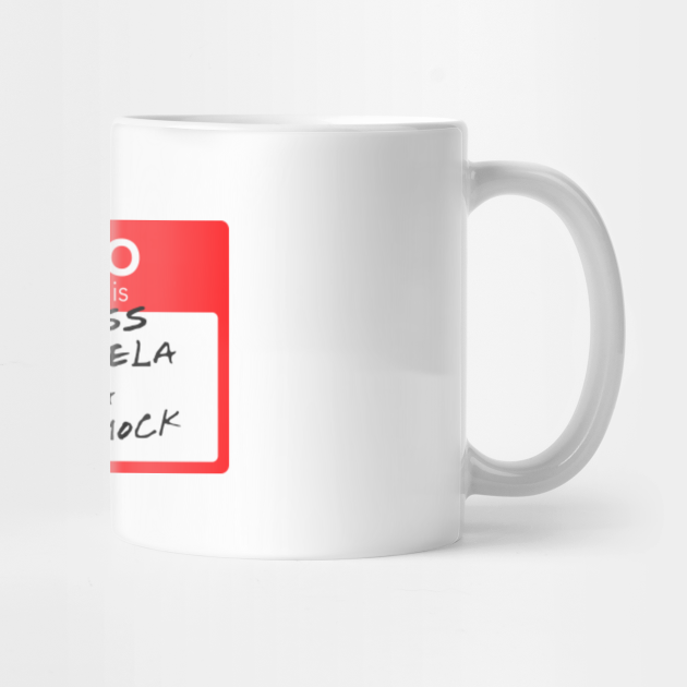 Friends Hello My Name Is Princess Consuela Banana Hammock Friends Mug Teepublic Check out our princess consuela banana hammock selection for the very best in unique or custom, handmade pieces from our mugs shops. teepublic
