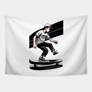 Skateboarder Tapestry