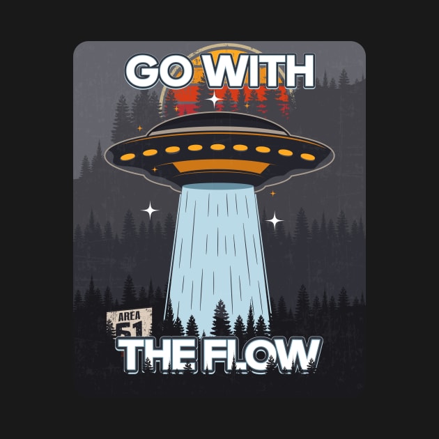 UFO GO WITH THE FLOW by HomeCoquette