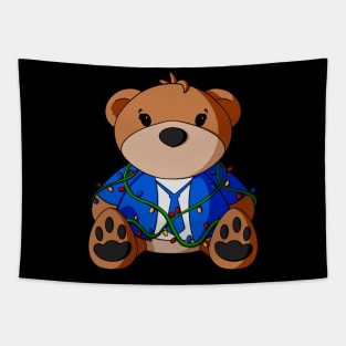 Christmas Vacation Teddy Bear Tapestry