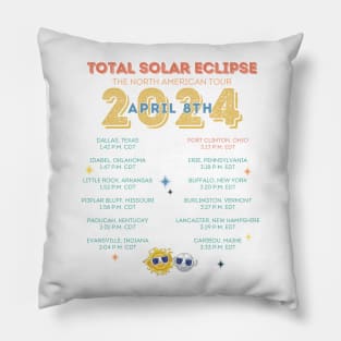 I Got Mooned in Port Clinton Total Solar Eclipse April 8, 2024 Pillow