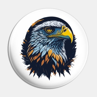 Colorful Eagle Pin