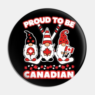 Proud Canadian Gnomes Pin