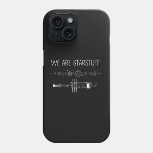 We Are Starstuff - Solar System - Black - Sci-Fi Phone Case