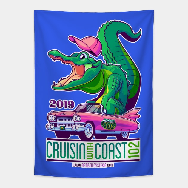 Cruisin' With Coast 102 - 2019 Tapestry by ArtisticDyslexia