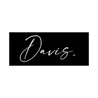 Davis Name, Davis Birthday T-Shirt