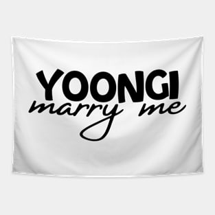 Yoongi marry me (BTS SUGA) Tapestry