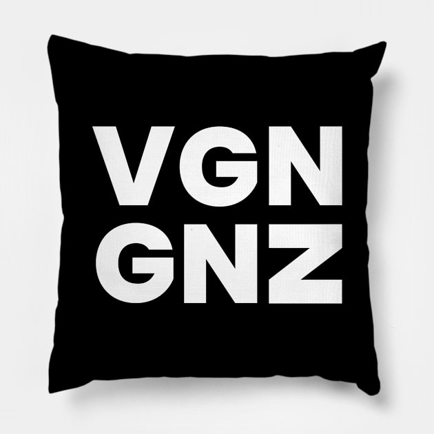 VGN GNZ - Vegan Gains Pillow by Vegan Gym Power