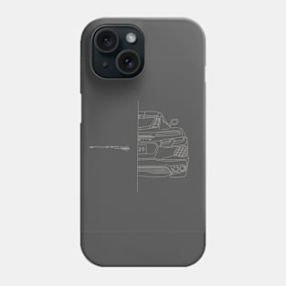 Chevrolet Corvette Stingray line drawing Phone Case