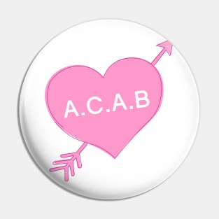 ACAB Heart Pin