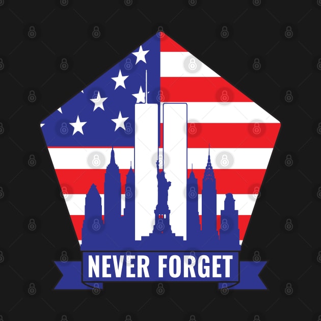 Never Forget 9 11 by Kishu
