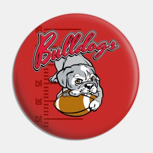 Bulldog Design Cute for girls and kids Pin