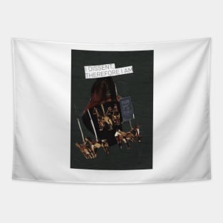 I dissent therefore I am, a Descartes remix Tapestry