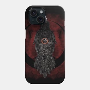 the crow's eyes opened Phone Case