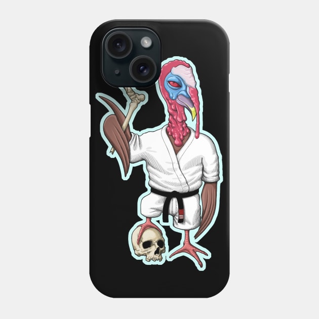 Thanksgiving Turkey leg locker - jiu jitsu - judo Phone Case by undersideland