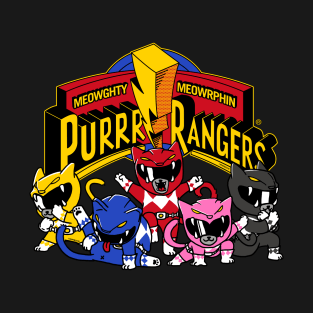 Purrr Rangers Cat Shirt T-Shirt