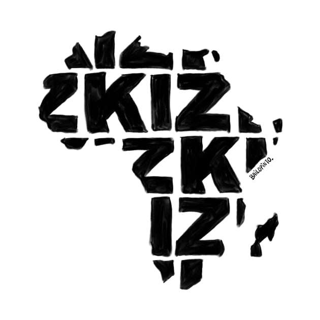 Kizomba in Africa map by bailopinto