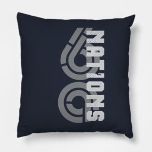 6 Nations Championship Abstract Design Pillow