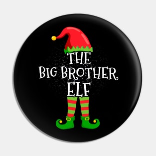 Big Brother Elf Family Matching Christmas Group Funny Gift Pin