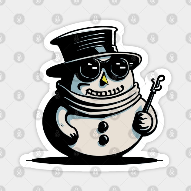 Cool Frosty Magnet by Javisolarte