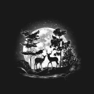 Moonlight Deer T-Shirt