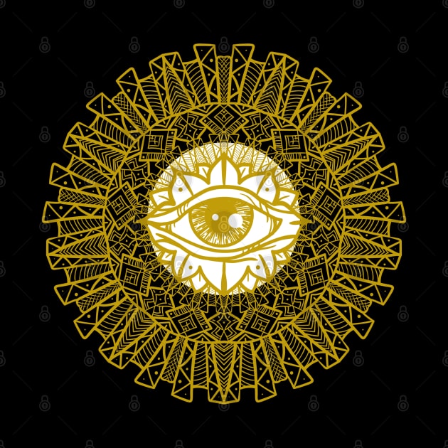 The eye sacred geometry by World upside down