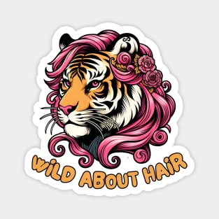 Siberian hairstylist tiger Magnet