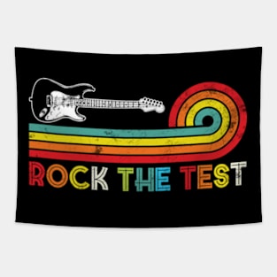 Rock The Test Guitar Teacher Test Day Testing Day Tapestry