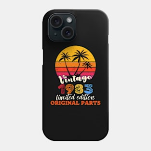 Vintage 1983 Limited Edition Original Parts Phone Case