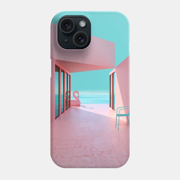 Beach House Phone Case by NineSidedShape