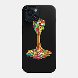 Melting Rubik Rubics Cube Phone Case