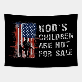 God's Children Are Not For Sale Tapestry