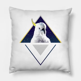 Modern Design Space Cockatoo Pillow