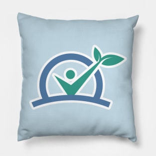 Human character logo sign Health care logo. Healthy person people tree Eco and bio icon human character icon nature care symbol. Pillow