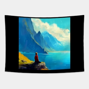 Finding peace in nature Tapestry