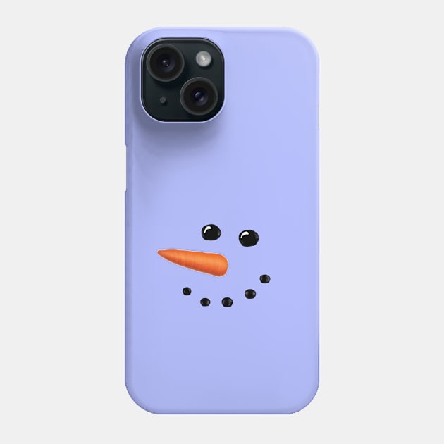 Snowman II Phone Case by KJKlassiks