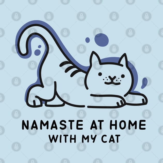 NAMASTE AT HOME WITH MY CAT by YaiVargas