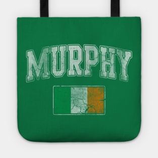 Murphy Irish Flag Ireland St Patrick's Day Vintage Faded Tote