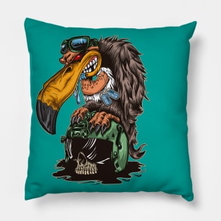 Militant bird Pillow