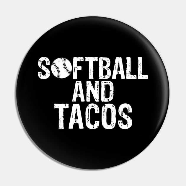 Cute Softball and Tacos Softball Players Pin by theperfectpresents