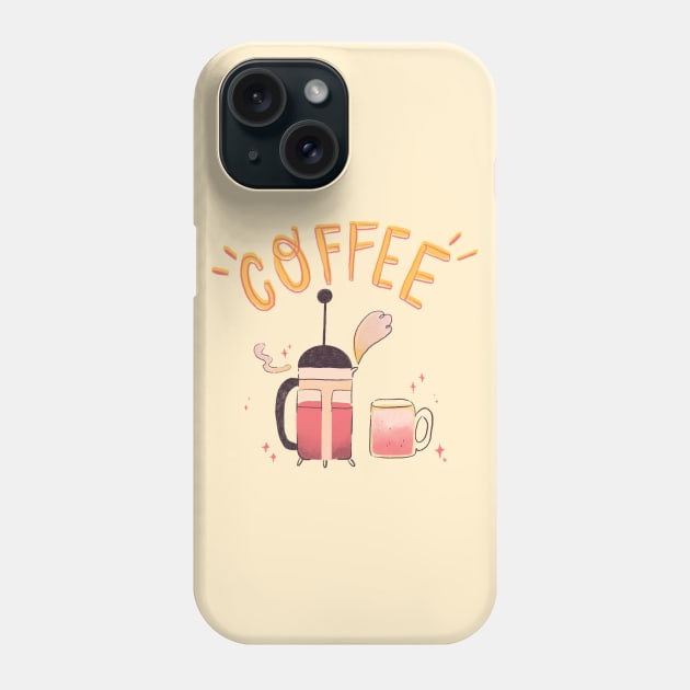 Morning coffee Phone Case by Rania Younis