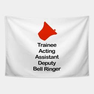 Trainee Bell Ringer (Light Background) Tapestry