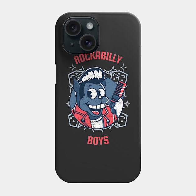 Rockabilly Boys Phone Case by vukojev-alex