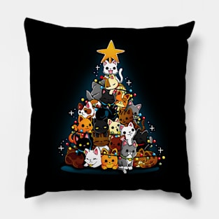 Christmas Kittens Pillow