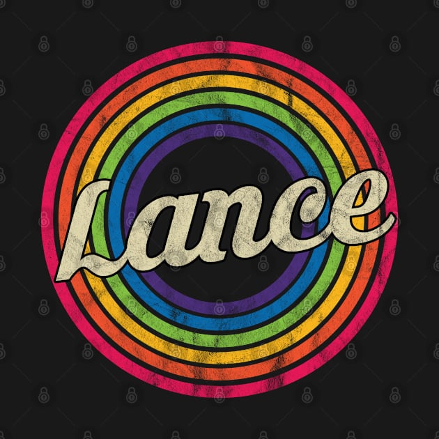 Lance - Retro Rainbow Faded-Style by MaydenArt