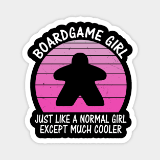 Boardgame Girl board Gaming Magnet