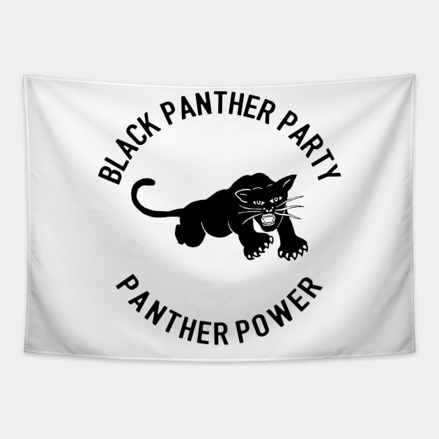 The Black Panther Party, Black History, Black Lives Matter, Civil Rights Tapestry by UrbanLifeApparel